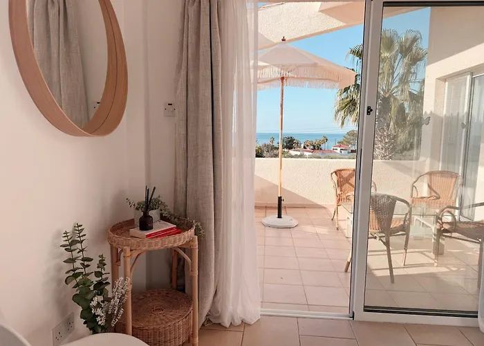 Anastasia - Stunning Sea View, Cheerful 2 Bedroom Pegeia